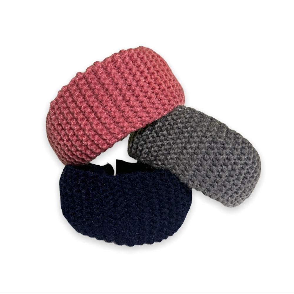 Thick Knitted Headband 3 piece set